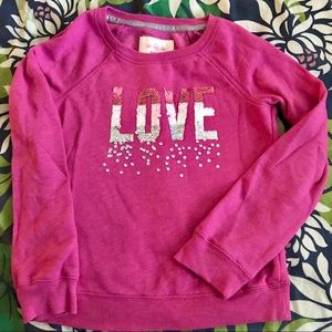 Sequins LOVE cozy sweatshirt